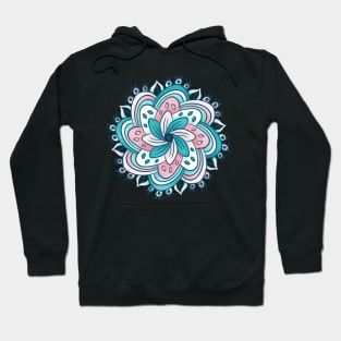 Flower Mandala With Hidden Eyes Hoodie